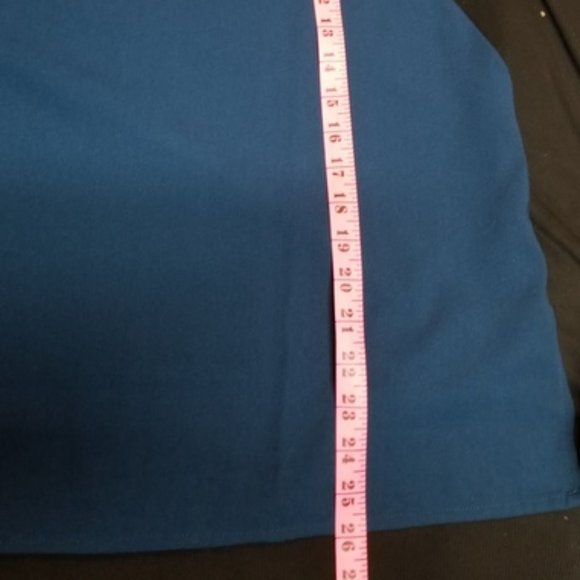 J.CREW BLUE BLACK NWT TUNIC BLOUSE TOP SIZE 20 - Picture 7 of 8